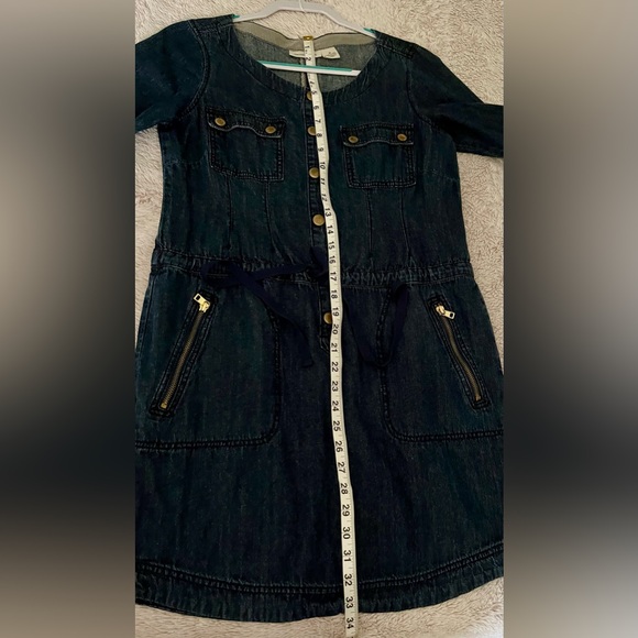 DKNY Denim Cinch Waist Denim Dress - Picture 10 of 13